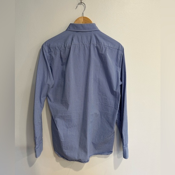 J CREW button down blue and white gingham shirt - Picture 6 of 6